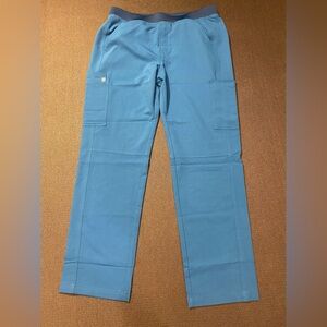 Figs Mens Axim Cargo Scrub Pants Size XL‎ Alps Blue